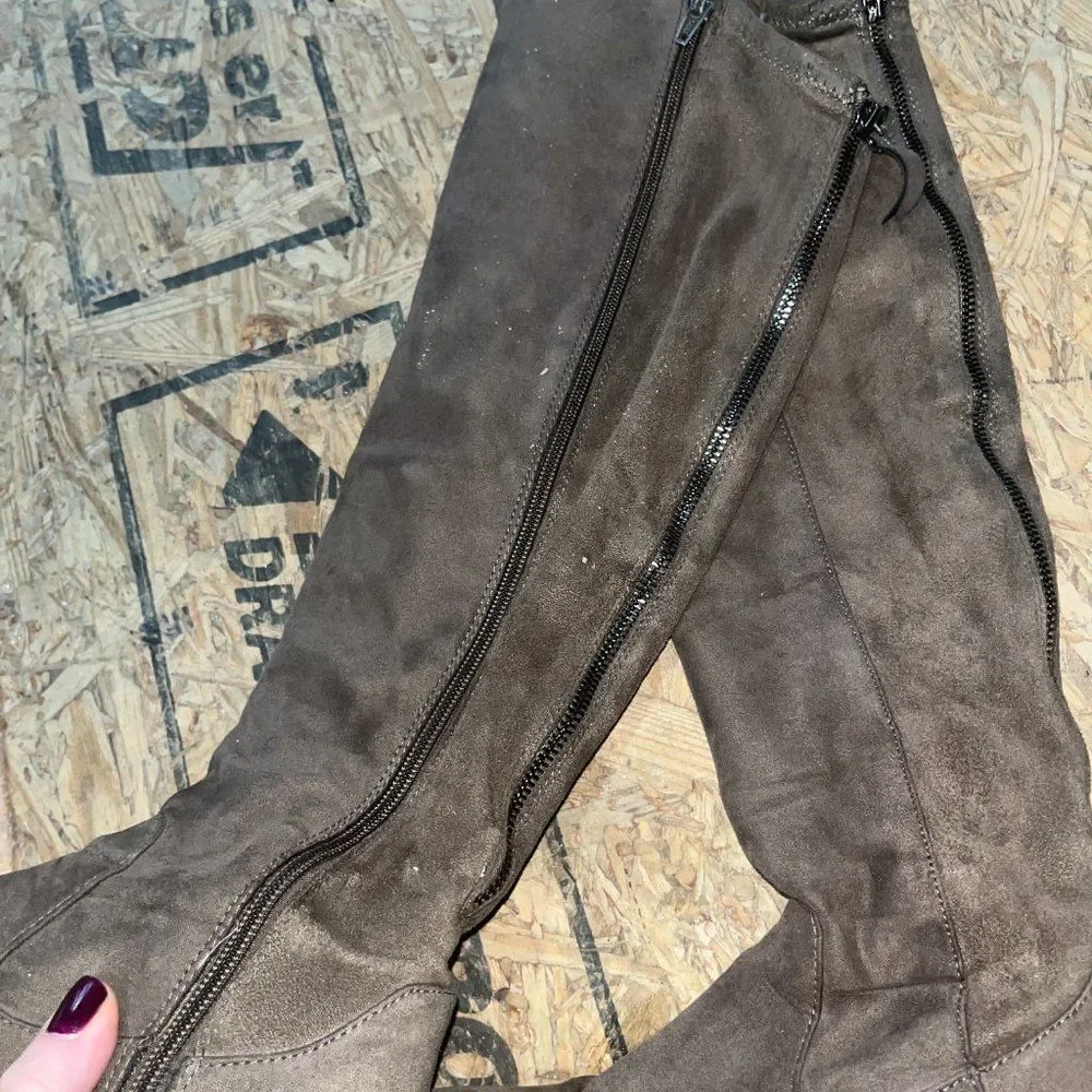 Style and Co Hayley over the knee boots size 6